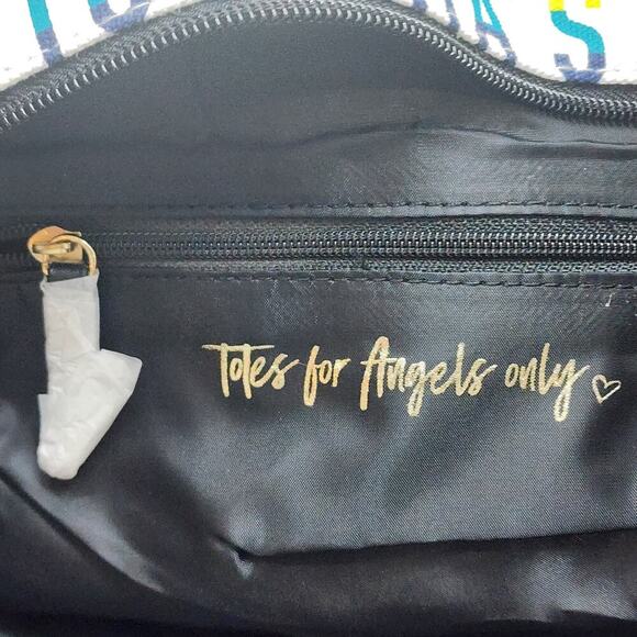 NEW Victoria's Secret Weekender Tote Bag (Rainbow Letter Logo) Retail‎ Value $58 - Picture 5 of 8